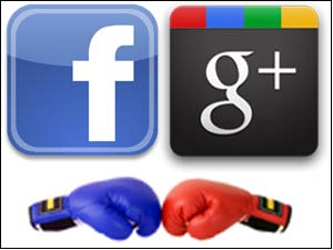 Facebook Vs Google Plus
