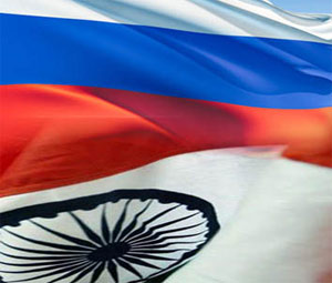 India-Russia flag
