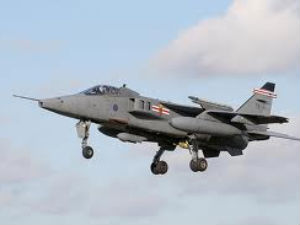 A Jaguar fighter aircraft