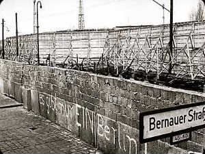 Berlin Wall before it was demolished
