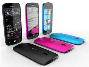 Nokia WP7 smartphones