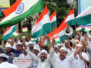 Anna Hazare supporters Anna Hazare supporters