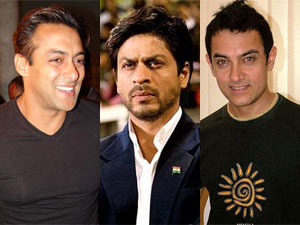 Bollywood Khans-Salman-Shahrukh-Aamir