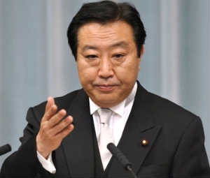 Japan's Finance Minister Yoshihiko Noda 