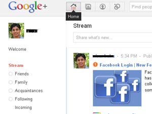 Google Plus profile