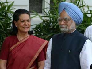 Prime Minister Manmohan Singh and Congress President Sonia Gandhi 