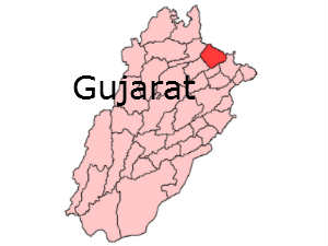 District map of Gujarat