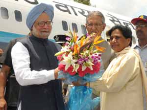 Mayawati-Manmohan SIngh