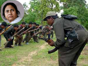 Mamata Banerjee and Maoists war