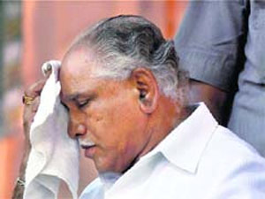BS Yeddyurappa, ex-chief minister, Karnataka BS Yeddyurappa, ex-chief minister, Karnataka