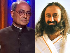 Digvijay Singh-Sri Sri Ravi Shankar
