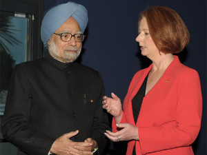 Julia Gillard-Manmohan Singh