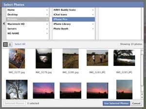 Facebook Photos Uploader