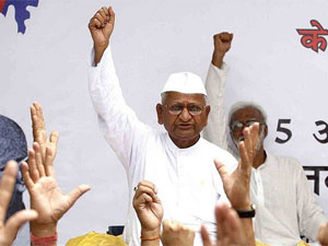 Anna Hazare protest
