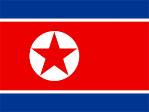 North korea Flag