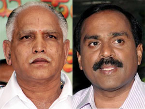 BS Yeddyurappa and Janardhana Reddy