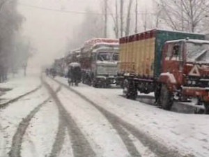 Snowfall in Kashmir