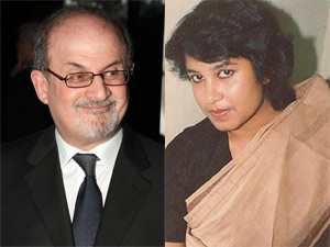 Salman Rushdie and Taslima Nasreen