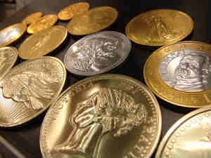 Gold coins
