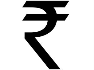 Indian rupee sign