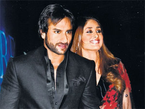 Saif Ali Khan with Kareena Kapoor