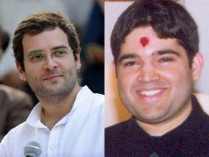 Rahul and Varun Gandhi