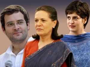 Rahul, Sonia and Priyanka Gandhi