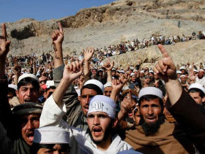 Anti-American protest in Afghanistan