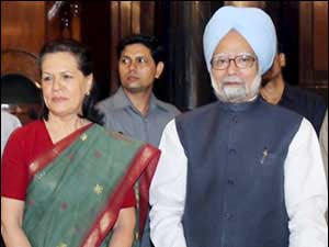 Sonia Gandhi and Manmohan Singh Sonia Gandhi and Manmohan Singh