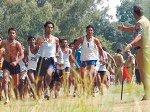 Physical training during police recruitment