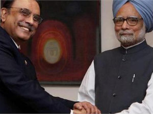 Zardari and Manmohan Singh