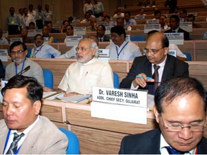 Narendra Modi at CMs conference