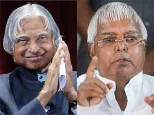 Abdul Kalam and Lalu Prasad