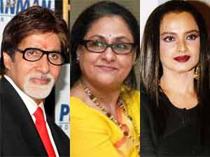 Amitabh Bachchan, Jaya Bachchan and Rekha Amitabh Bachchan, Jaya Bachchan and Rekha