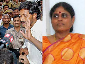 YS Jaganmohan Reddy-YS Vijayalakshmi
