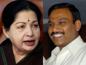Jayalalithaa and A Raja