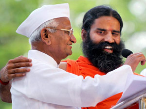 Anna Hazare and Baba Ramdev