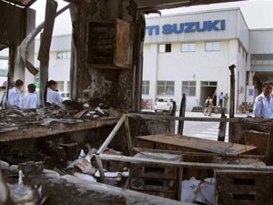 Violence at Maruti plant