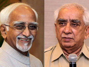 Hamid Ansari and Yashwant Singh