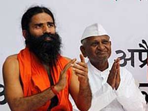 Ramdev and Anna Hazare