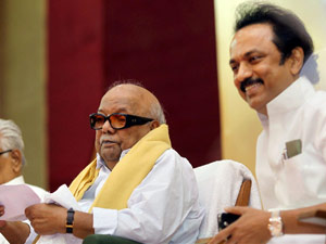 Karunanidhi-MK Stalin Karunanidhi-MK Stalin
