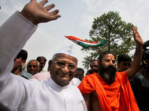 Anna Hazare-Baba Ramdev