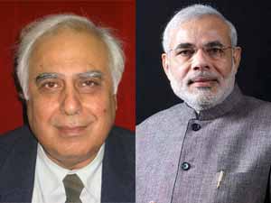 Kapil Sibal-Narendra Modi