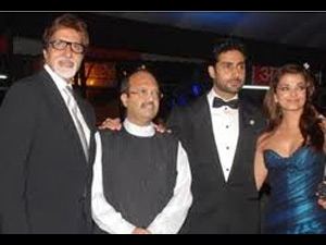 Amar Singh with the Bachchans