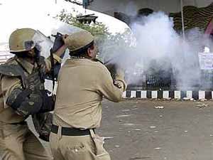 telangana police fire