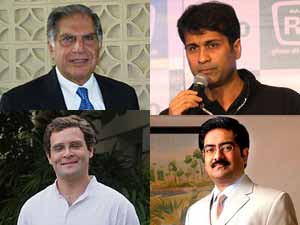 Tata, Bajaj, Birla with Rahul
