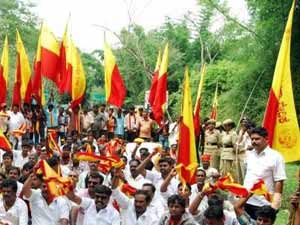 Protest over Cauvery dispute