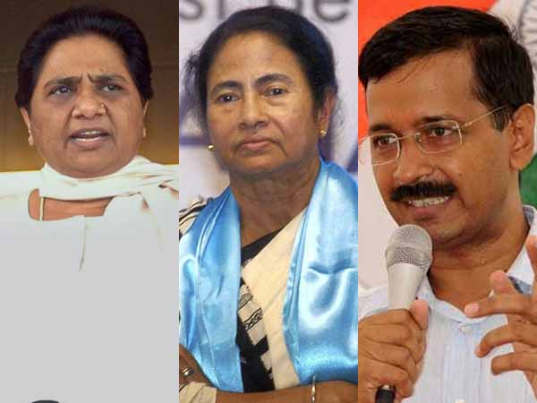 Mayawati-Mamata-Kejriwal