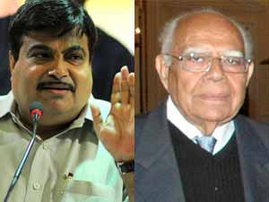 Nitin Gadkari Ram Jethmalani Nitin Gadkari Ram Jethmalani