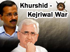 Kejriwal and Khurshid